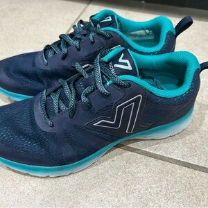 Vionic Navy and Teal Athletic Shoes size 8.5
